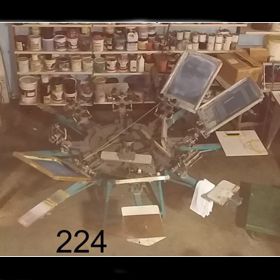WorkHorse Screen Printer, 8 Station