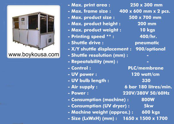 kent ksp040 screen printer 