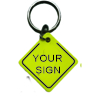 caution keytags
