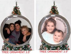 aj and misha photo ornaments